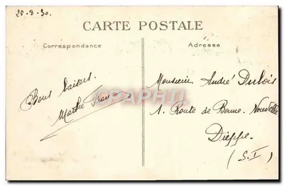 Trouville — Villas dos Flots e a Ponta — Editor desconhecido, n° 213 — Verso