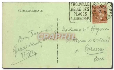 Trouville — Os Chalets do Fim da Praia — LL. n°42 — Verso