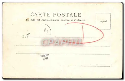 Trouville — Vista tomada desde el Culvaire — n.º 27 — Reverso