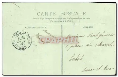 Trouville — O Jardim Público — LL. n°7 — Verso