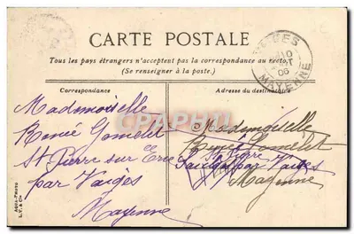 Trouville - A pontão — editor L. Y. & Cie, n°8 — Verso