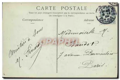 Trouville-sur-Mer — De Molenwegen bij de getijden — Collecties ND. Fot — Achterkant