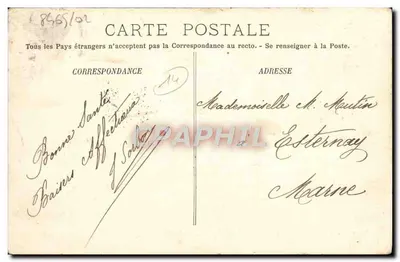 Trouville — A Praia e o Hotel de Paris — LL. — n°17 — Verso