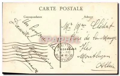 Trouville — A Praia vista da Ponte — G. F. Le Havre, n° 286 — Verso