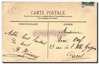 Arromanches — Plaża przy niskiej wodzie — LL. n°7 — Rewers