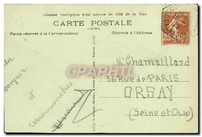 Arromanches-les-Bains — A Grande Cale e a Praia — G. Artaud, editor — Verso