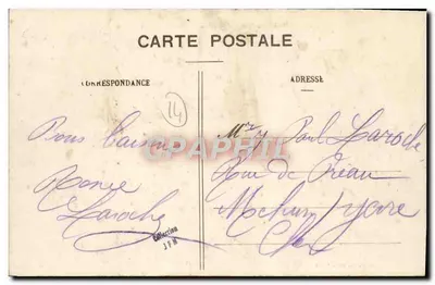 Asnelles-la-Belle-Plage — La Digue et les Villas — Collectie LM, N° 94 — Achterkant