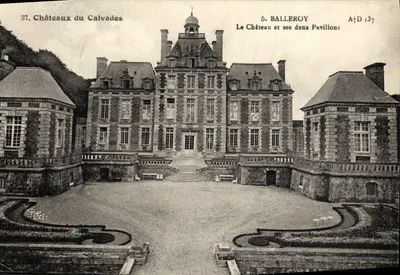 Castelos do Calvados — O Castelo e seus Dois Pavilhões — A. Dubosq, editora Comme-Calvados