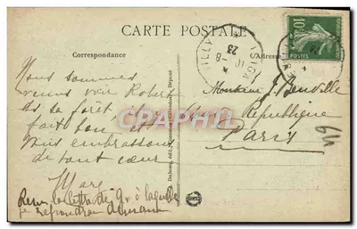 Balleroy - O Castelo e as Avenidas — A. Dubosc, editor, n° 13 — Verso