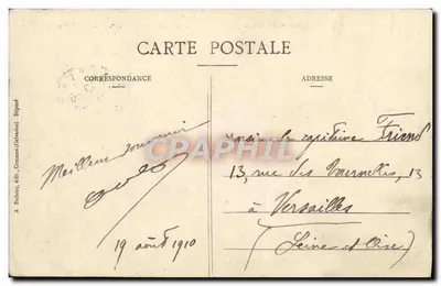 Castelo de Balleroy — Vista geral — A. Duboué, editor (Calvados) — Verso
