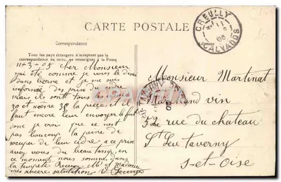 Castelo de Balleroy — Arredores de Bayeux — A C.P.A. n°30 — Verso