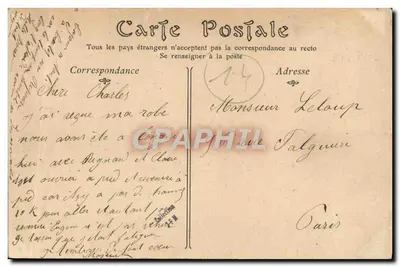 Bayeux — La Route de Port-en-Bessin — Éditeur N.D. (N° 54) — Verso