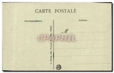 Bayeux — Velha Casa, rua Saint-Martin — A. Dubosq, editor (Calvados) — Verso