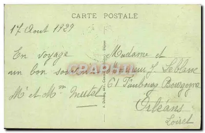 Bayeux - Katedra, Widok ogólny — A+D, n°2 — Rewers