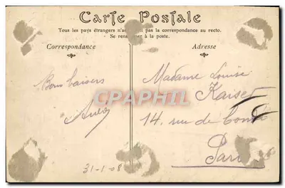 Bayeux — A Catedral, lado da Abside — ND Phot — Verso