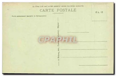 Bayeux - A Catedral tomada do antigo Bispo — A. Dabosq, editor, n° 8 — Verso