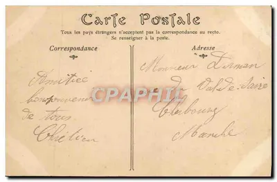 Bayeux — A Catedral, vista tirada do Bispo — editor desconhecido, n° 55 — Verso