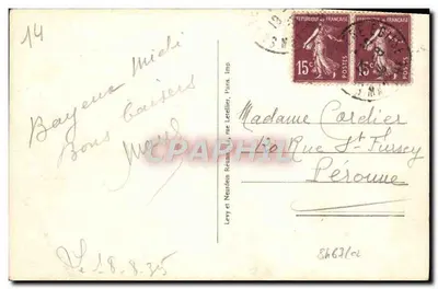 Bayeux — La Cattedrale presa dall'Antico Vescovado — LL — Verso