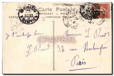 Bayeux — A Catedral, vista tirada do Palácio do Bispo — Editor não identificado, n° 55 — Verso