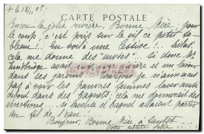 Bayeux — Vista sull'Aure, Rue Saint-Jean — Collections ND Phot — Verso