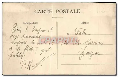 Panorama de BAYEUX — capitala dos Bajocasser sob os nomes gaulês de Néomagus, Augustodurum e Bajocæ dos latinos ; Baïae, Bagiae dos Galo-Romanos e dos Francos. Em velho francês Baïers e Baieux — editor GAIL R. D. — Verso