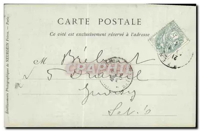 Bayeux — A Rue Saint-Martin — Librairie Bayeusaine, Tostain, 44 Rue Saint-Martin — Verso