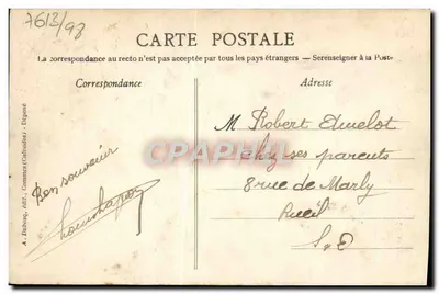 Bayeux - Rue Saint-Martin e des Cuisiniers — A+D, editor A. Dubosq, n°60 — Verso