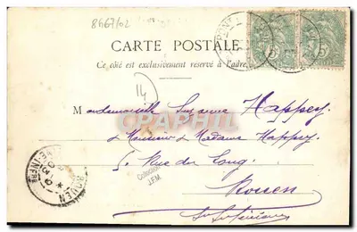 Beaumont-en-Auge (Calvados) — Praça da Abadia — J. Fillion, fot.-edit., Lisieux — Verso