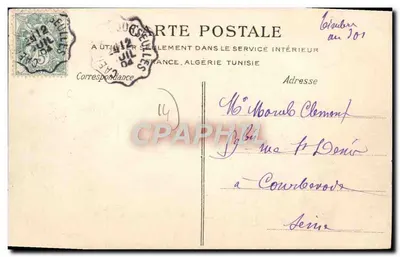 Bernières-sur-Mer (Calvados) — Zamek pana Mezaize — wydawca nieznany, nr 498 — Rewers