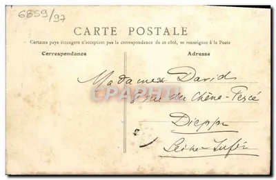 Bernières-sur-Mer (Calvados) — O Parque do Castelo — editor anônimo, n° 40 — Verso