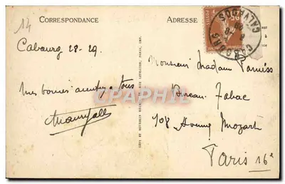 Cabourg — O Boulevard de la Plage e o Grand Hôtel — LL — Verso