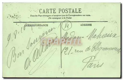 Cabourg — Digue — LL. — Fotografia Kodak — Rewers