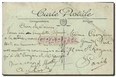Cabourg — Le Boulevard des Anglais, les Villas et la Digue — LL, n°431 — Verso
