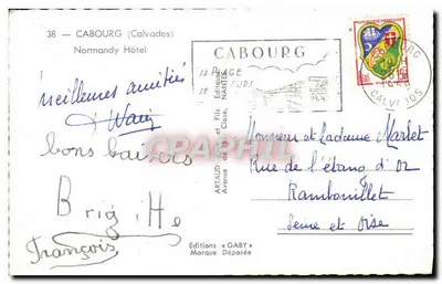 CABOURG (Calvados) — Hotel Normandy — Wydawnictwo GABY — Rewers