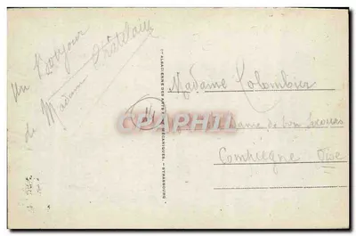 Cabourg - Villas Jardins Kasyna — wydawca C. Alsacienne des Arts Mécaniques, Strasbourg — Rewers