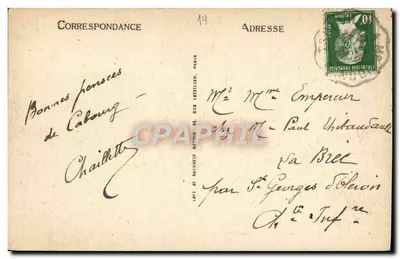 Cabourg — Ogród Kasyna — LL, nr 186 — Rewers