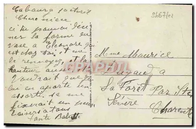 Cabourg - Pomnik Pamięci Zmarłych — wydawca: C. Alsacien des Arts Plastiques, nr 35 — Rewers