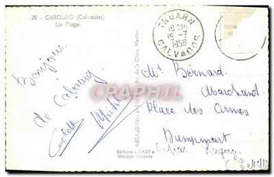 Cabourg (Calvados) — Plaża — Wydawnictwo Gaby — Rewers