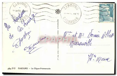 Cabourg — La Digue-Promenade — AP.215 — Jacques Lai — Rewers
