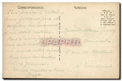 Cabourg - La Terrasse - LL — Verso