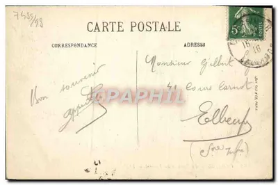 Cabourg — La Terrasse du Kursaal — LL. Editore LL. — Verso