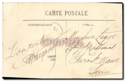 Cabourg — A Terrasse do Kursaal — LL. n°27 — Verso