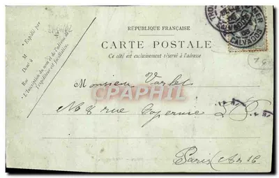 Cabourg — Grand Hôtel — Les Jardins — P. Richlier, Édit. Caen — Verso