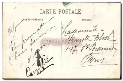 Cabourg — Na tarasie Grand Hôtel — LL. — Rewers