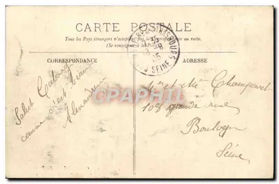 Cabourg — Plaża w czasie kąpieli — L.L. nr 2 — Rewers