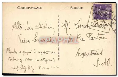 Cabourg — A Praia — LL — Verso