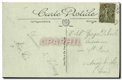 Cabourg — El Boulevard des Anglais, las Villas y la Digue — LL — Reverso