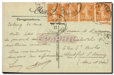Cabourg — Panorama e i Giardini — LL. n°16 — Verso