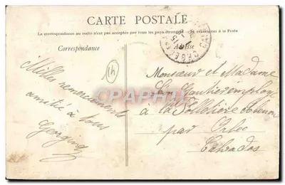 Cagny — Calvário e estrada de Argences — A. Marie, editor — Verso