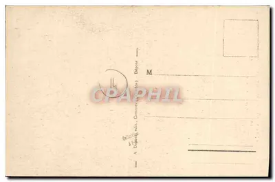 La Cambe - Castelo de Jucoville — A porta do relógio — A. Dubourg, editor, Castelos do Celvados — Verso